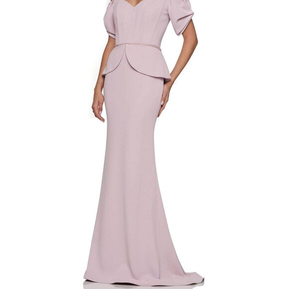 NWT Rina Di Montella RD2965 Mother of the Bride Dress Dusty Rose Size 8 - Picture 2 of 6